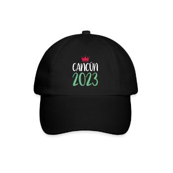 Cancun 2023 - Baseballkappe - Schwarz/Schwarz - Vorne