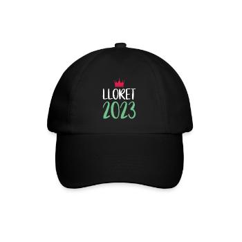 Lloret De Mar 2023 - Baseballkappe - Schwarz/Schwarz - Vorne