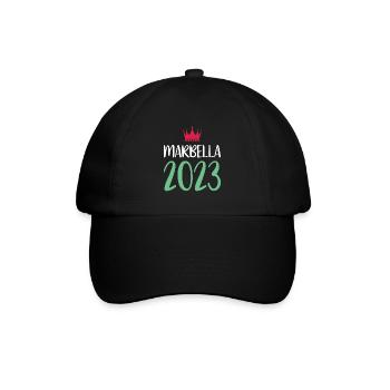 Marbella 2023 - Baseballkappe - Schwarz/Schwarz - Vorne