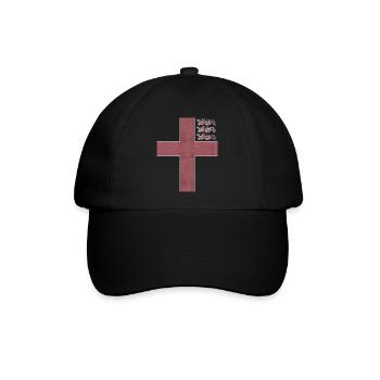 UK, England, Löwen by ahapix - Baseballkappe - Schwarz/Schwarz - Vorne