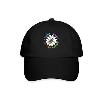 Inklusion handicap Akzeptanz und Awareness - Baseballkappe - Schwarz/Schwarz - Vorne