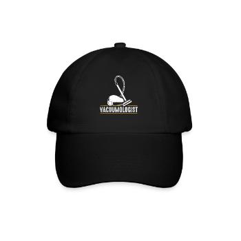 Staubsauger - Baseballkappe - Schwarz/Schwarz - Vorne