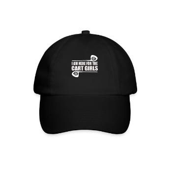 Golf Club Geschenk für Golfer - Baseballkappe - Schwarz/Schwarz - Vorne