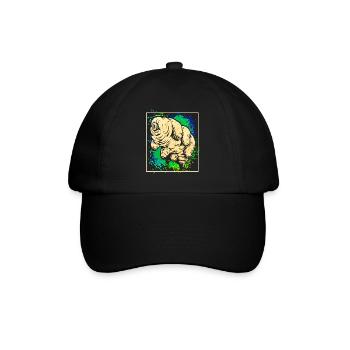 Bärtierchen - Baseballkappe - Schwarz/Schwarz - Vorne