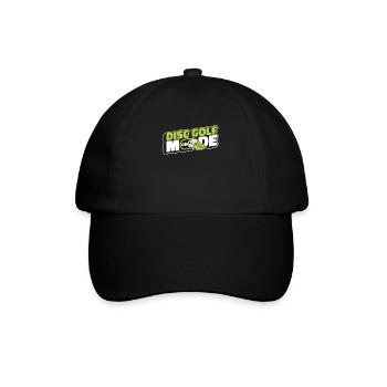Disc Golf Mode On Frisbee Golf Korb Scheibe - Baseballkappe - Schwarz/Schwarz - Vorne
