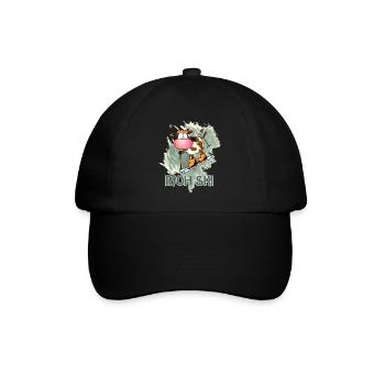 Muh Ski - Baseballkappe - Schwarz/Schwarz - Vorne