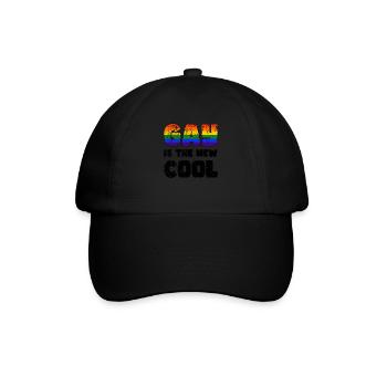 Pride LGBTQ. Aussage - Baseballkappe - Schwarz/Schwarz - Vorne