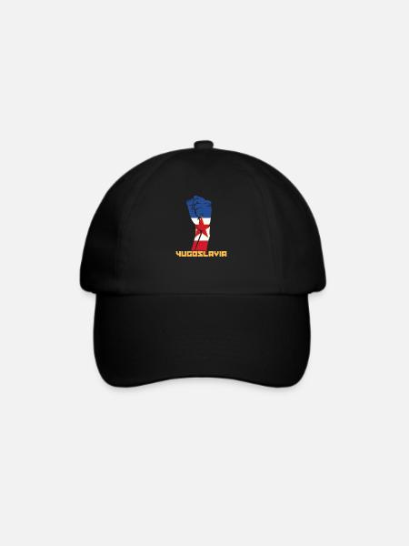 Jugoslavija Yugoslavia Jugo Tito SFRJ Jugoslawien - Baseballkappe - Schwarz/Schwarz