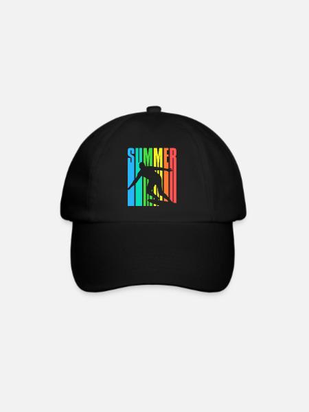SUMMER Surfin - Baseballkappe - Schwarz/Schwarz