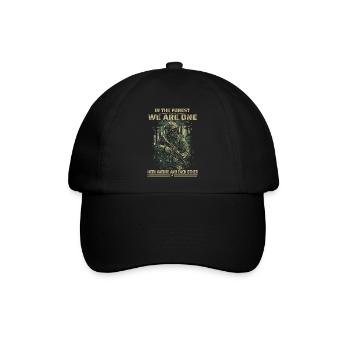 Taktisches Design der Spezialeinheiten Tarnung - Baseballkappe - Schwarz/Schwarz - Vorne
