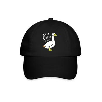 Silly Goose on Board - Baseballkappe - Schwarz/Schwarz - Vorne