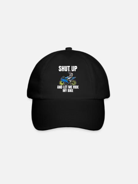 Motorcycle Lifestyle / Motorrad / Motorräder biker - Baseballkappe - Schwarz/Schwarz