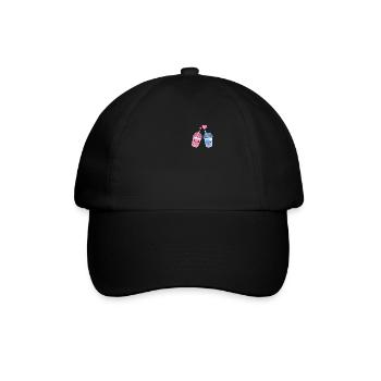 Bubble Tea - Baseballkappe - Schwarz/Schwarz - Vorne