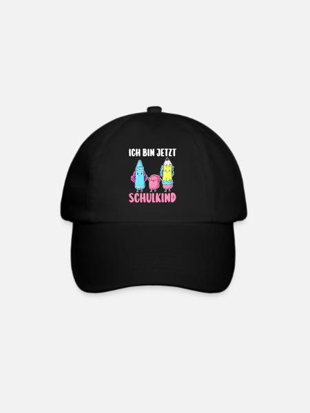 Schulkind Schulbeginn Erste Klasse Einschulung - Baseballkappe - Schwarz/Schwarz