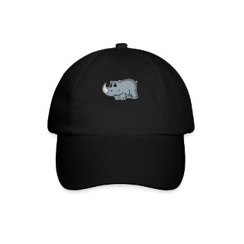 Nashörner Nashorn - Baseballkappe - Schwarz/Schwarz - Vorne