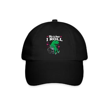 Rollstuhl - Baseballkappe - Schwarz/Schwarz - Vorne