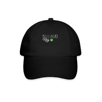 Billiard King - Baseballkappe - Schwarz/Schwarz - Vorne