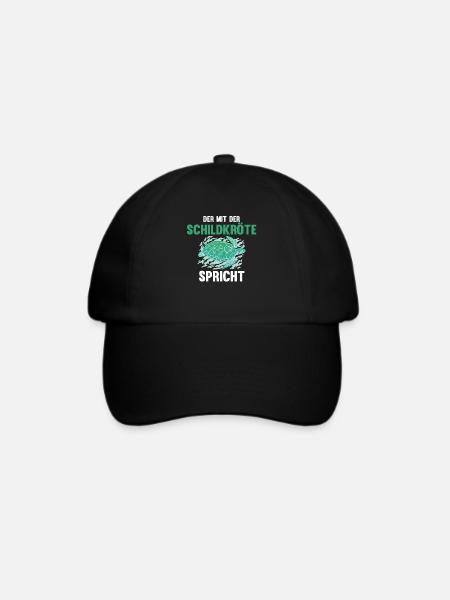Schildkröte Schildkröten - Baseballkappe - Schwarz/Schwarz