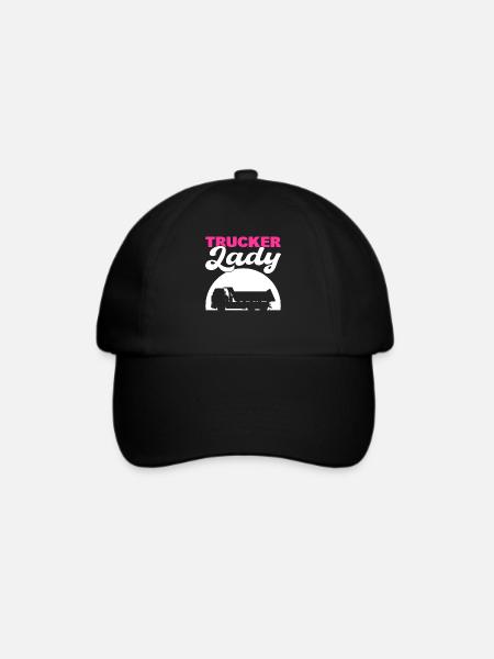 Trucker Lady Treiber - Baseballkappe - Schwarz/Schwarz