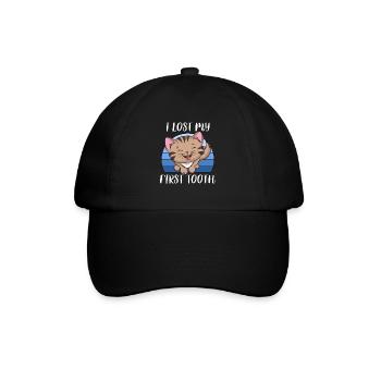 Zahn Zähne Zahnarzt Zahnmedizinische Angestellte - Baseballkappe - Schwarz/Schwarz - Vorne