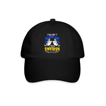 Scare Swedish - Baseballkappe - Schwarz/Schwarz - Vorne