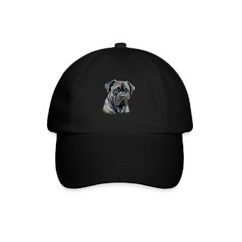 Cane Corso für einen Cane Corso Besitzer - Baseballkappe - Schwarz/Schwarz - Vorne