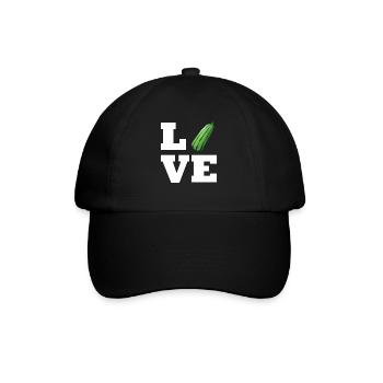Virtual Reality VR Geschenk - Baseballkappe - Schwarz/Schwarz - Vorne