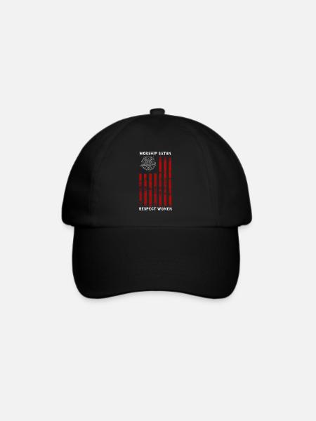 front 69101603191548027 - Baseballkappe - Schwarz/Schwarz