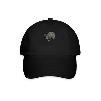 Auerhahn I Hühnervogel Auerhuhn Motiv für Jäger - Baseballkappe - Schwarz/Schwarz - Vorne