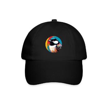 Meise - Baseballkappe - Schwarz/Schwarz - Vorne