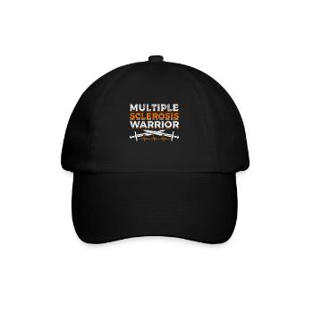 Multiple Sklerosekrieger Für Ms-bewusstsein - Baseballkappe - Schwarz/Schwarz - Vorne