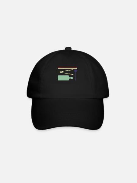 Glasbläserwerkzeuge Glasblasen Glasbläser - Baseballkappe - Schwarz/Schwarz