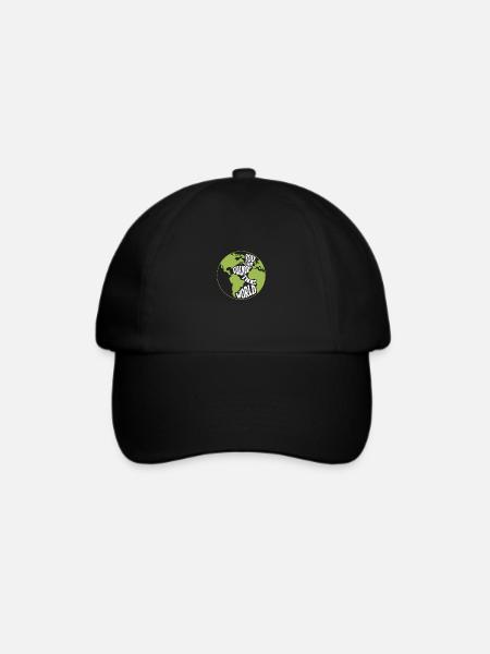 Klimawandel - Baseballkappe - Schwarz/Schwarz