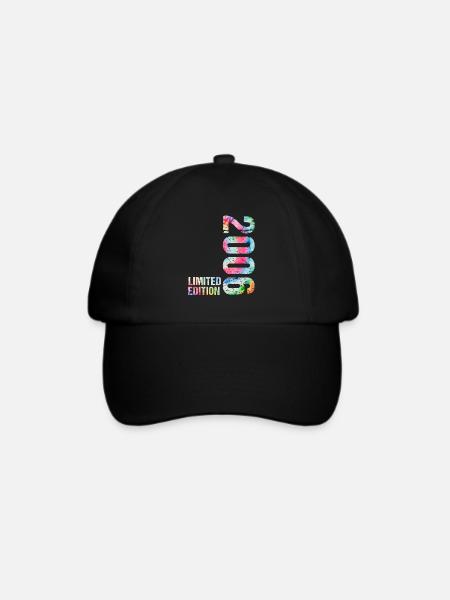18 JAHRE 18. GEBURTSTAG LIMITED EDITION 2006 - Baseballkappe - Schwarz/Schwarz