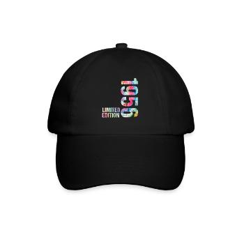 18 JAHRE 18. GEBURTSTAG LIMITED EDITION 1956 - Baseballkappe - Schwarz/Schwarz - Vorne
