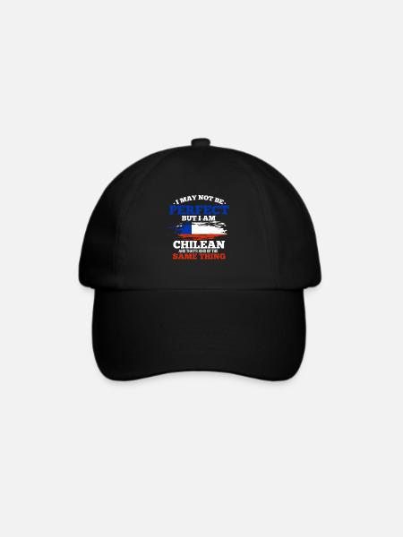Chile - Baseballkappe - Schwarz/Schwarz