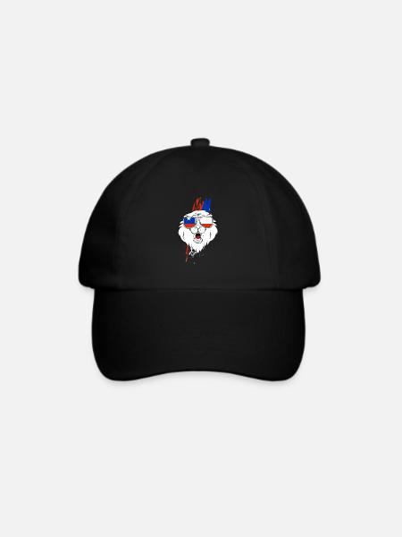 Chile - Baseballkappe - Schwarz/Schwarz