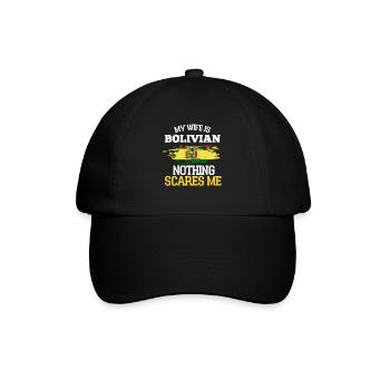 Bolivien - Baseballkappe - Schwarz/Schwarz - Vorne
