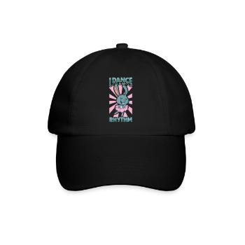 Ballet Ballerina Dance Dancer Dancing Ballet Gift - Baseballkappe - Schwarz/Schwarz - Vorne