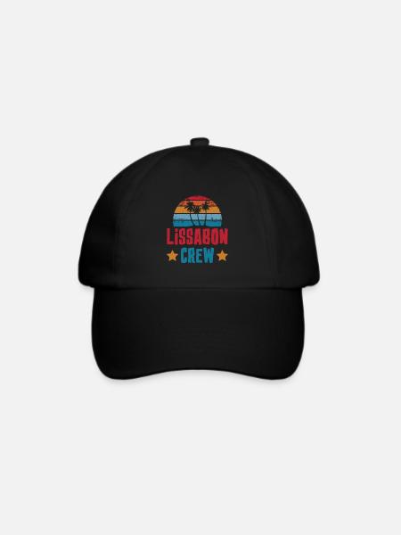Lissabon Crew - Baseballkappe - Schwarz/Schwarz