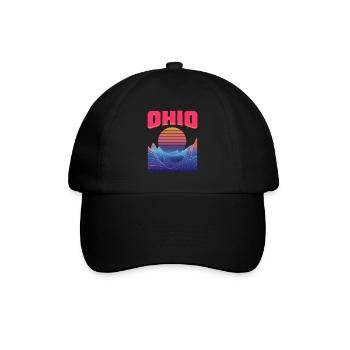 Ohio - Baseballkappe - Schwarz/Schwarz - Vorne