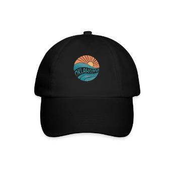 Oklahoma - Baseballkappe - Schwarz/Schwarz - Vorne