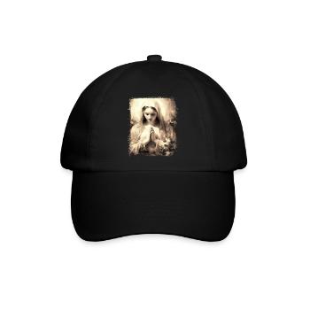 Heilige Maria Maria Madonna Mariana Jungfrau Maria Heilige - Baseballkappe - Schwarz/Schwarz - Vorne