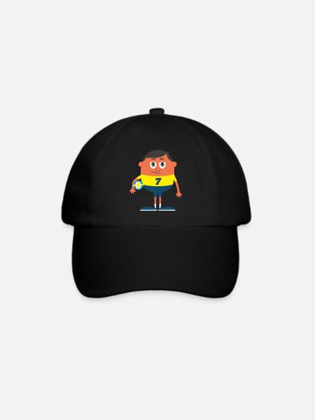 Ballsport - Baseballkappe - Schwarz/Schwarz