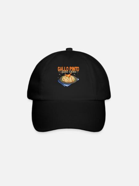 Gallo Pinto Spotted Chicken - Baseballkappe - Schwarz/Schwarz