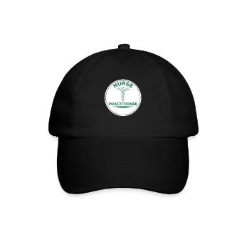 Advanced Practice Nurse - Baseballkappe - Schwarz/Schwarz - Vorne