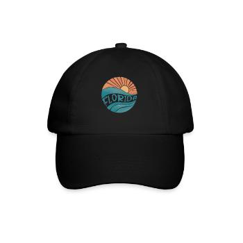 florida - Baseballkappe - Schwarz/Schwarz - Vorne
