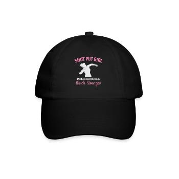 Kugelstoßen Werfen Leichtathletik - Baseballkappe - Schwarz/Schwarz - Vorne