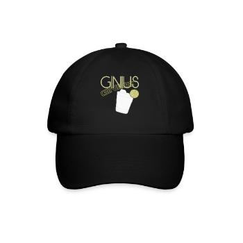 Gin - Baseballkappe - Schwarz/Schwarz - Vorne