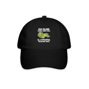Oak Island / Treasure Hunting Oak Island Mystery - Baseballkappe - Schwarz/Schwarz - Vorne